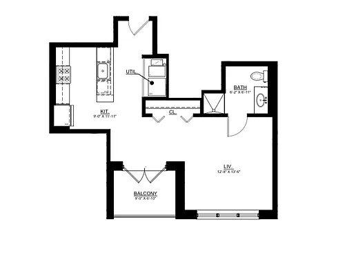 Floor plan Studio