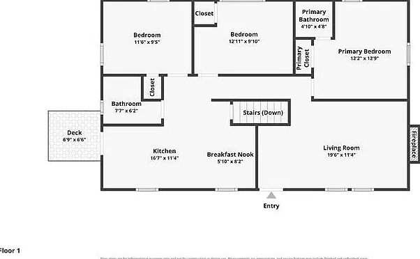 3 bed, 1.5 bath, 1200 sqft, $1,595 — Photo 3