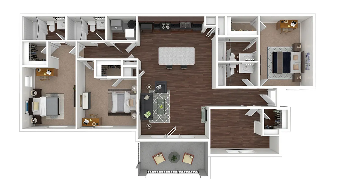 Floor plan 3X4
