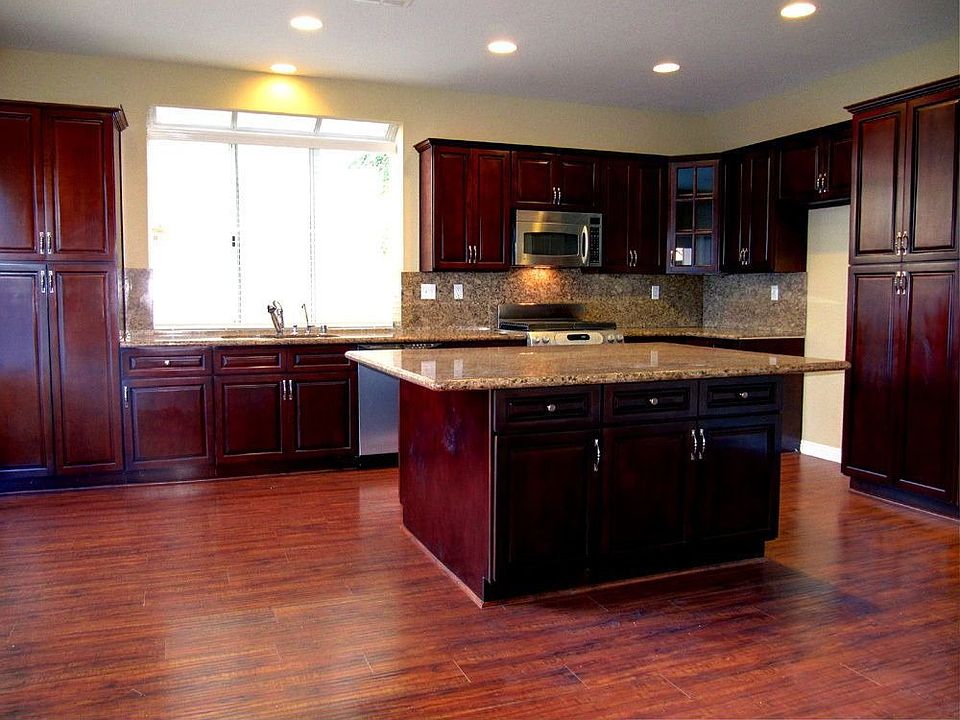 spacious open kitchen