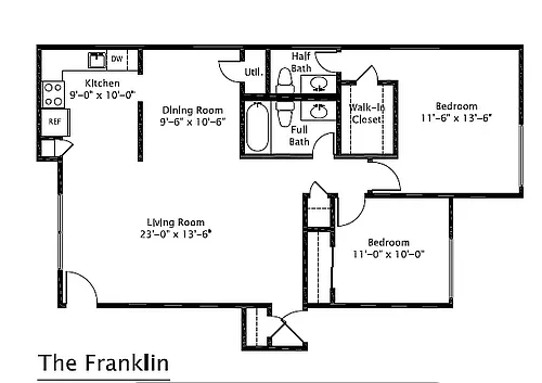 Floor plan Franklin
