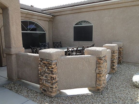 front courtyard