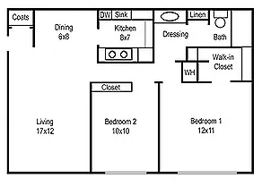 Floor plan Bienville