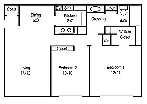Floor plan Bienville