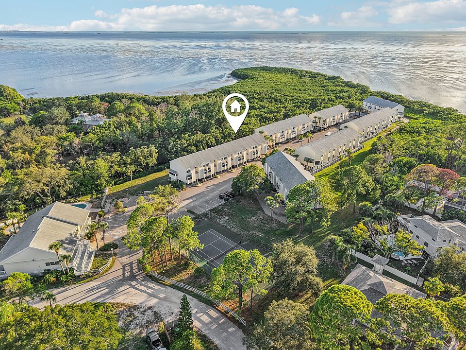 Location of unit. Pool shown to left and tennis/Pickleball courts in center.