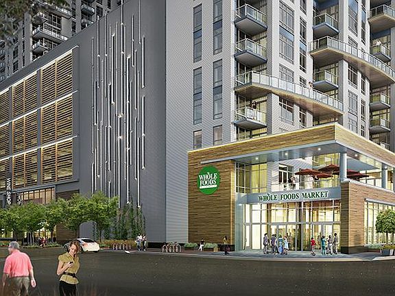 Five minute walk from the brand new Whole Foods