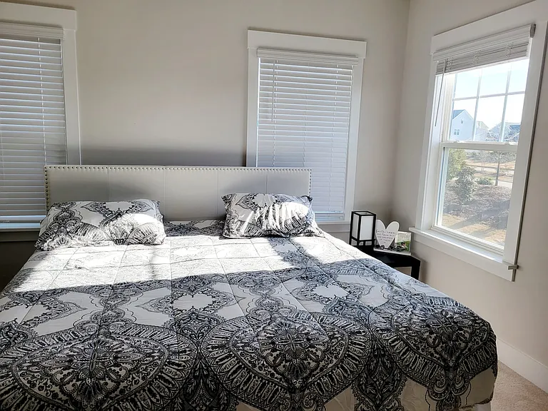 Master bedroom with excellent ventilation