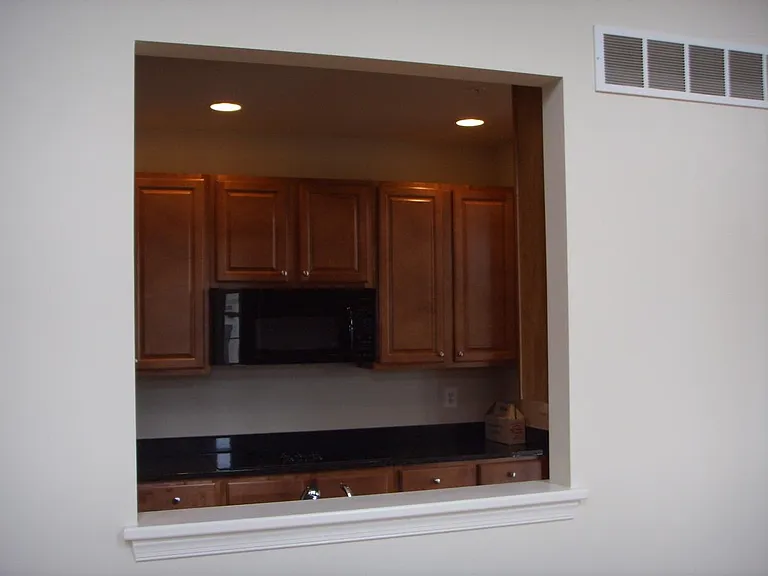 Kitchen view from living room
