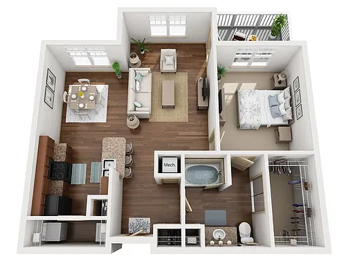 Floor plan Sanibel Renovated
