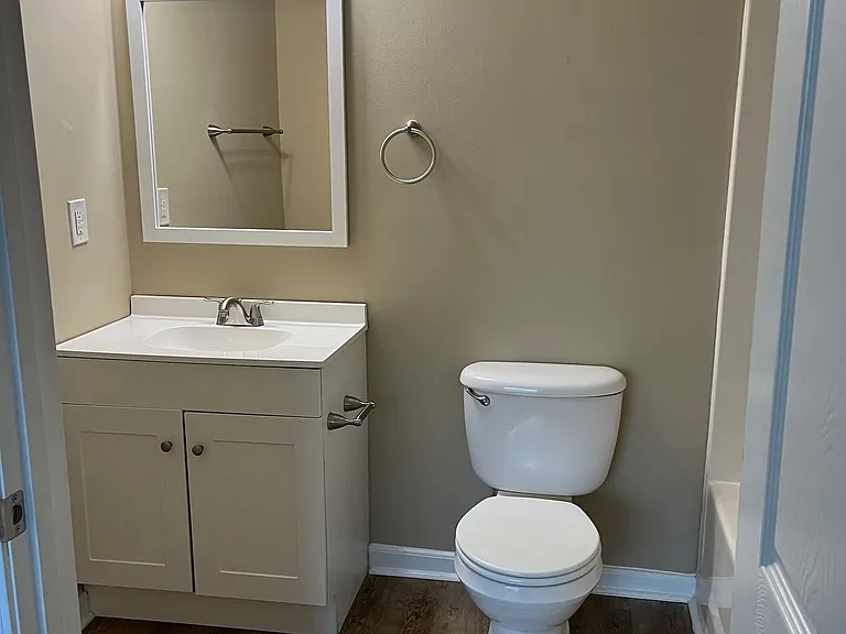 bedroom one bathroom remodeled