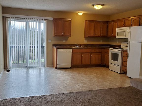 Kitchen/dining appliances are included