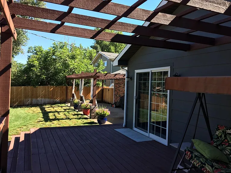 Back Deck with Pergula