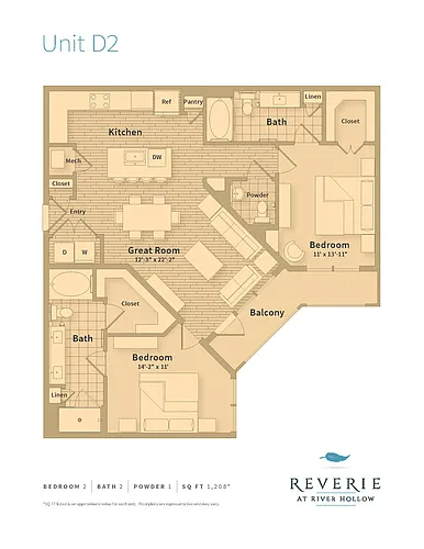 Floor plan D2