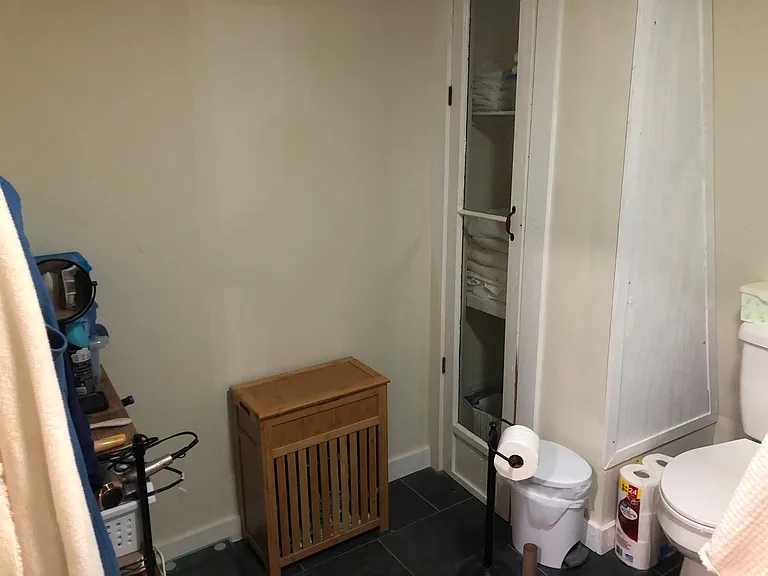 Open space in bathroom