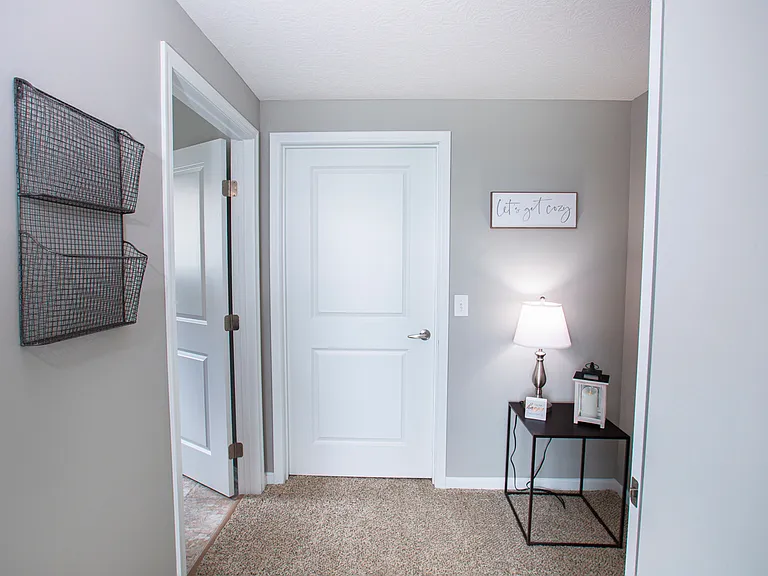 Two Bedroom Garden Primary Bedroom looking into hallway