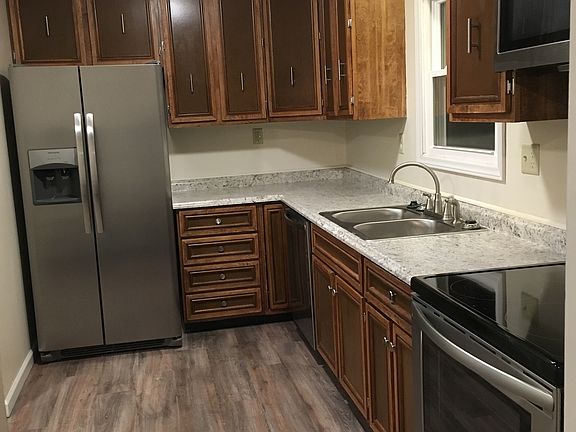 Original cabinets refinished