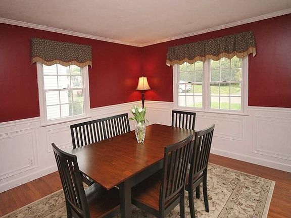 Living room used as dining room