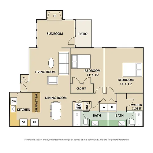 Floor plan Winthrop