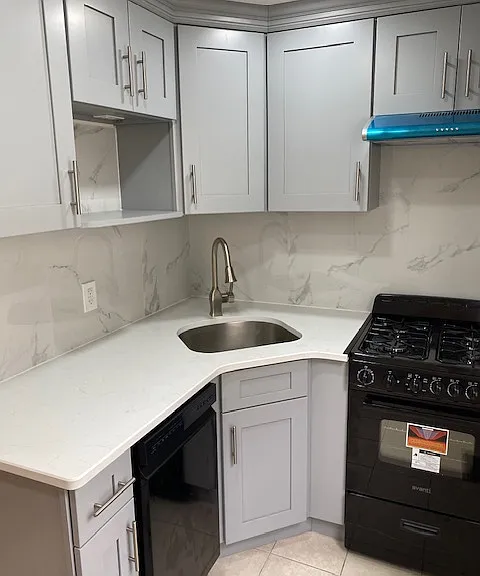 New kitchen with dishwasher