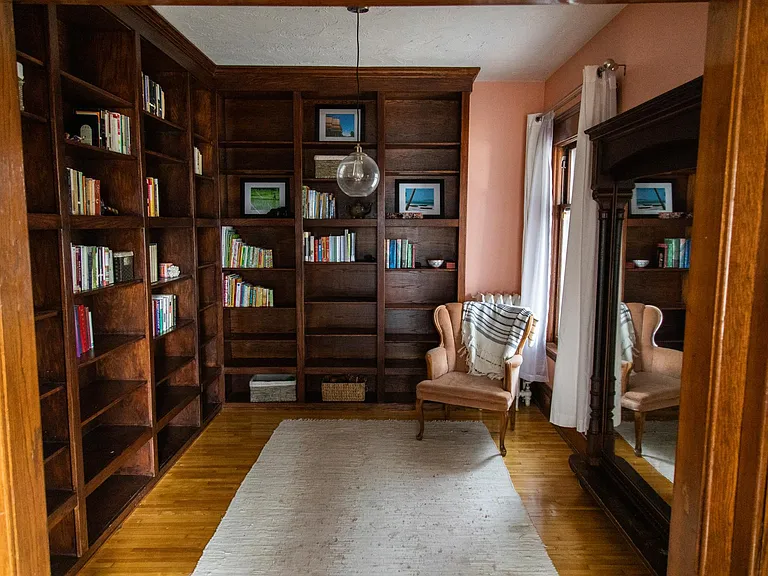 Library/sitting room off the living room