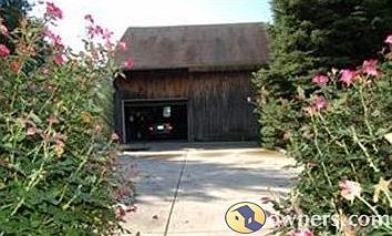 Front View of Barn