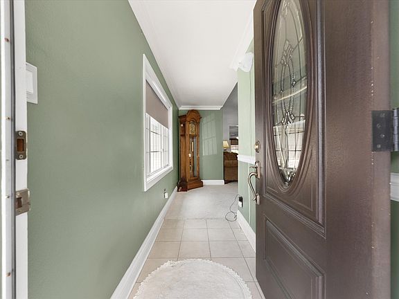 Front door view into house