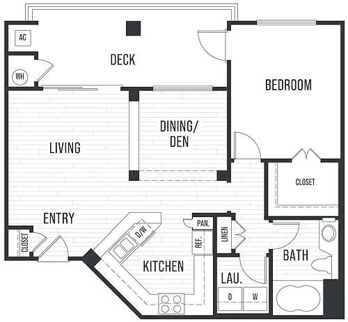 Floor plan Plan 1C