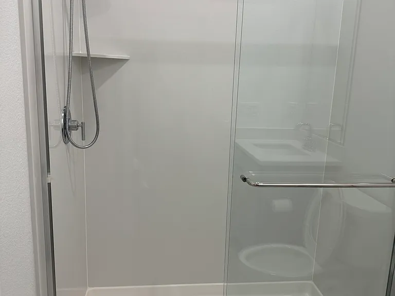 Another view of the walk-in shower.