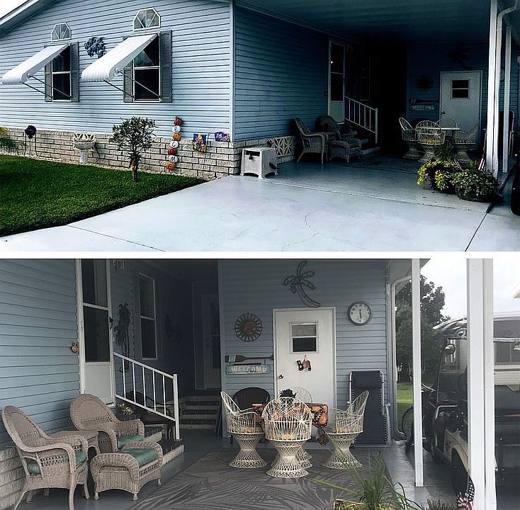 Front of home/carport/patio