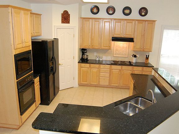 Just updated!  Granite countertops and tile backsplash!