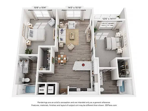 Floor plan The Anchor | B1