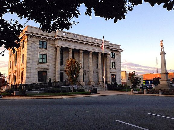 Civil Court House In down town graham