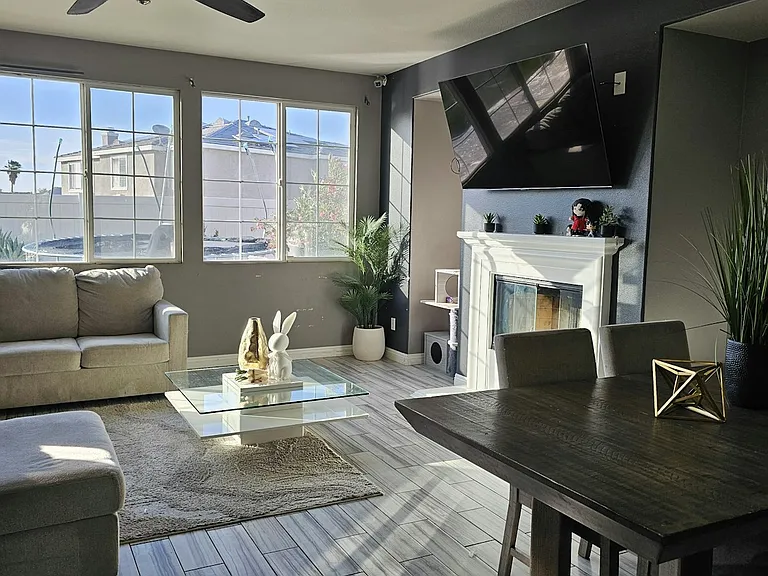 Family Room/Fire place/View 2