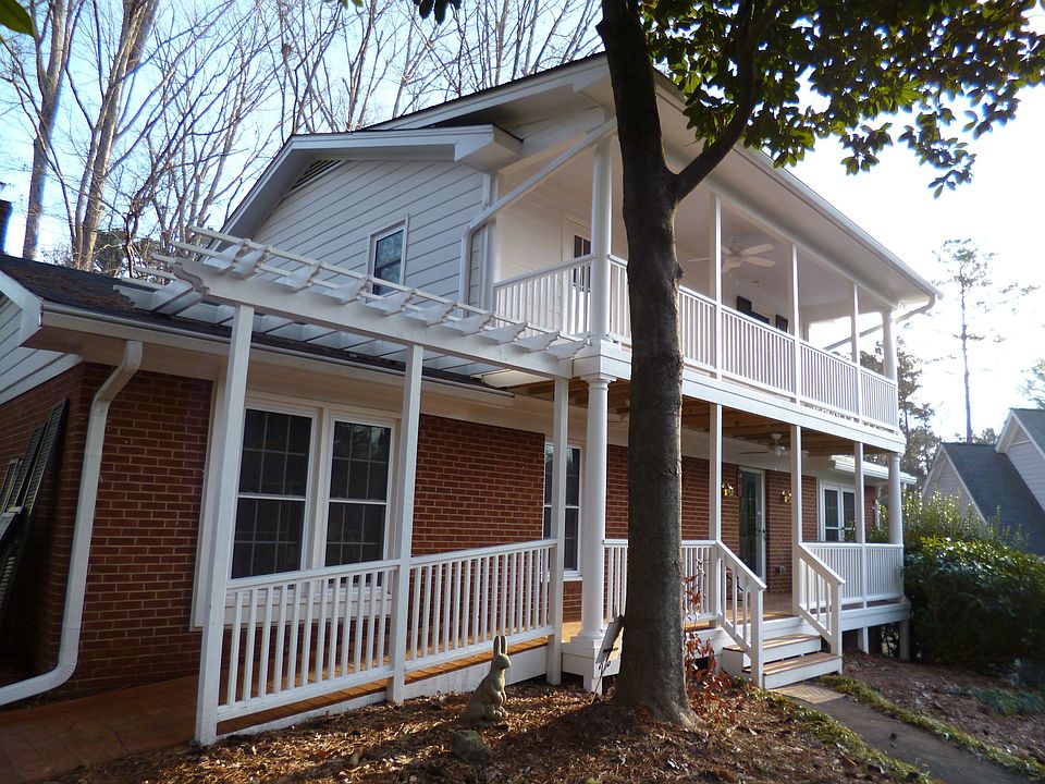 New 2 story front porch