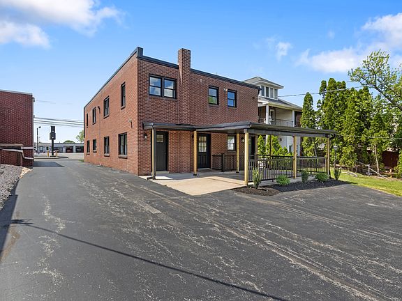 Rear of complex