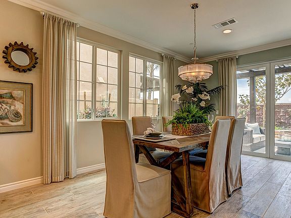 Oversized dining area