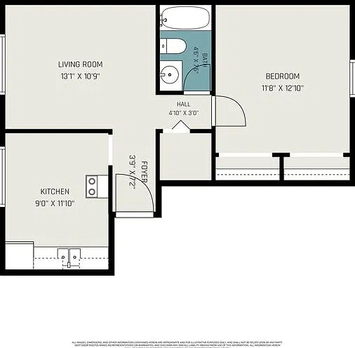 1 bed, 1.0 bath, $774 — Photo 4