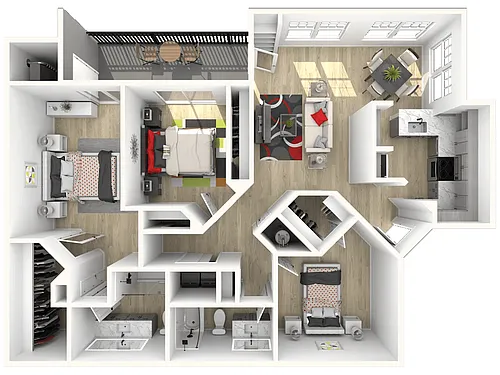 Floor plan 3x2 Super