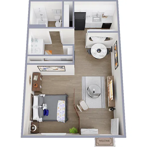 Floor plan Studio