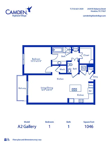 Floor plan A2 Gallery