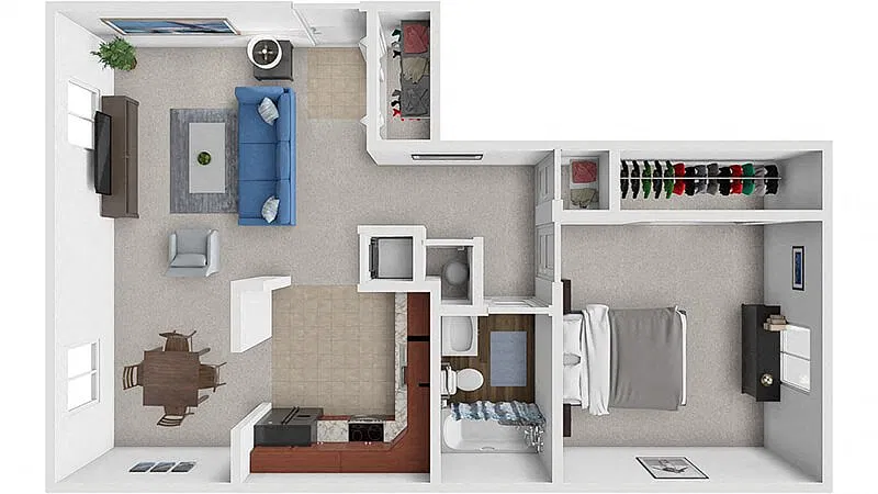Floor plan Buckingham