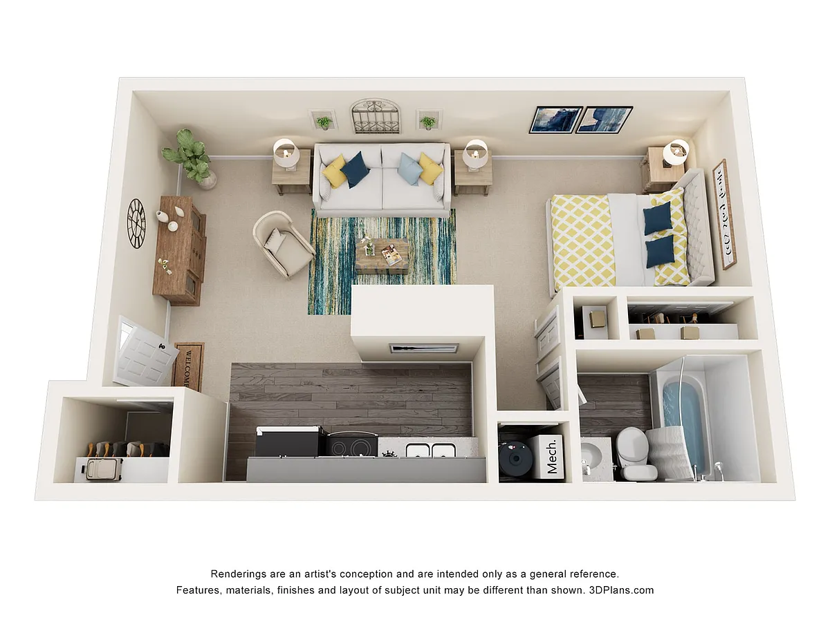 Floor plan 01BR
