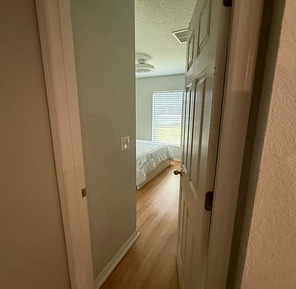 Hallway to bedroom