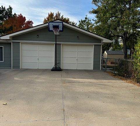 right side parking only shared garage