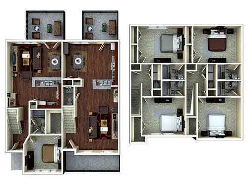 Floor plan Birchmore 2x2.5