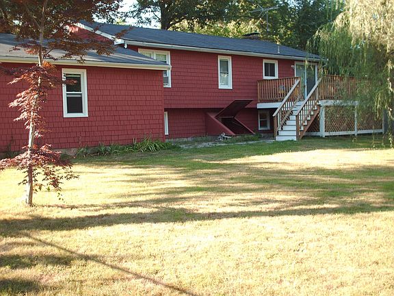 Large fenced backyard