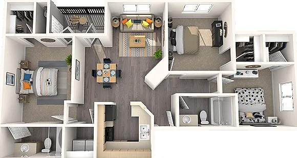 THE CLUBS AT RHODES RANCH APARTMENT HOMES — Photo 39
