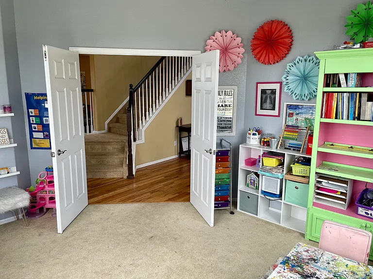 Office (kids play room) on main floor