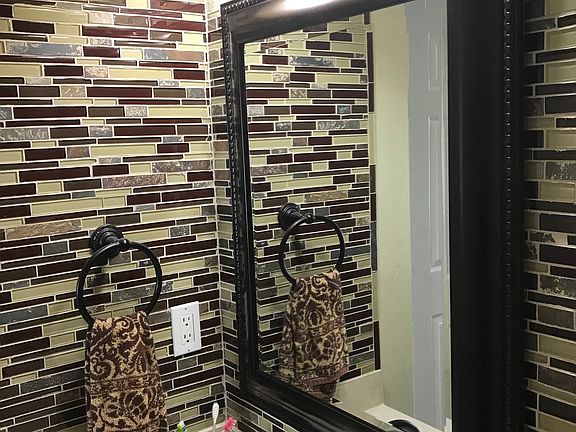 mosaic tile in master bath