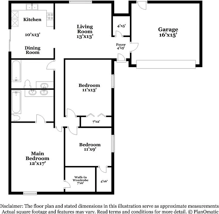 3 bed, 2.0 bath, 1214 sqft, $2,020 — Photo 2